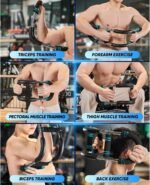 Saker Twister Arm Trainer, 40-100lb Adjustable Chest Workout Equipment, Arm Trainer, Twister Arm Trainer, Portable Power Twister Bar, Detachable Design Fitness Anywhere - Image 2