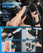 Saker Twister Arm Trainer, 40-100lb Adjustable Chest Workout Equipment, Arm Trainer, Twister Arm Trainer, Portable Power Twister Bar, Detachable Design Fitness Anywhere - Image 6