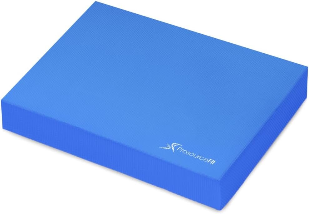 41F0X5vIwL._AC_SL1000_.jpg ProsourceFit Exercise Balance Pad – Large Cushioned Non-Slip Foam Mat & Knee Pad for Fitness, Stability Training, Physical Therapy, Yoga 18.75"x15" - Image 1
