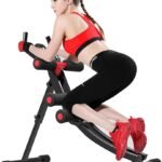 Fitlaya Fitness Core & Abdominal Trainers AB Workout Machine Home Gym Strength Training Ab Cruncher Foldable Fitness Equipment