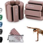 Weighted Bangles – Adjustable Ankle and Wrist Weights for Women & Men – Set of Ankle Weights 2 lbs (1 lb Each Wrist Weight) | Weighted Arm Bands for Pilates, Yoga, Running & Walking