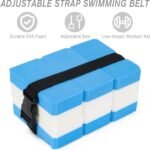 NEAGLORY 5 Pieces Water Aerobics Set, Aquatic Exercise Set Pool Fitness Equipment with Foam Dumbbell, Swim Kickboard, Pull Buoy, Aquatic Swim Belt for Water Workout - Image 7