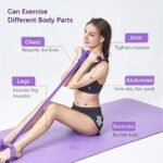 21 Fitness Resistance Bands-6 Tube Pedal Ankle Puller Upgrade Stretch Bands for Exercise Sit Up Exercise Equipment AB Training Auxiliary Device Workout Equipment for Women Men - Image 3