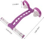 VANZACK Yoga Resistance Band Foot Pedal Puller Purple Tension Rope for Home Workouts Elastic Pedal Pulling for Abdomen and Leg Exercises Lightweight and Portable Fitness Equipment - Image 2