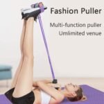 Multifunction Tension Rope, 6-Tube Elastic Yoga Pedal Puller Resistance Band, Natural Latex Tension Rope Fitness Equipment, for Abdomen/Waist/Arm/Leg Stretching Slimming Training - Image 6