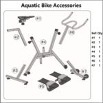 Latourreg Aquatic Fitness Equipment of 316L Stainless Steel Aquatic Bike In Swimming Pool Water Bike Fitness Equipment Underwater Bike for Exercise - Image 5