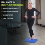 ProsourceFit Exercise Balance Pad – Large Cushioned Non-Slip Foam Mat & Knee Pad for Fitness, Stability Training, Physical Therapy, Yoga 18.75"x15" - Image 6