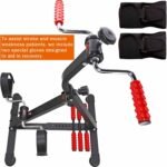 Pedal Exerciser Bike Hand Arm Leg and Knee Peddler Adjustable Fitness Equipment for Seniors, Elderly Home Dual Pedal Exercise Bike for Total Body - Great Gift for Elderly Rehab - Image 3