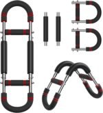 Twister Arm Trainer, Adjustable Resistance Spring Workout Bar for Chest, Arms, Shoulders and Forearms Muscle Training, Portable Home Fitness Equipment, Upper Body Strength Trainer