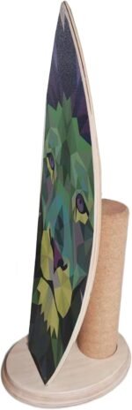 Balance Board Indoor Surfboard Surf Style Home Fitness with Wheel for Exercise, Athletic Training and Board Sports - Fun Workout Equipment For Balance, Stability and Improving Core Strength - Image 3