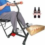 Pedal Exerciser Bike Hand Arm Leg and Knee Peddler Adjustable Fitness Equipment for Seniors, Elderly Home Dual Pedal Exercise Bike for Total Body - Great Gift for Elderly Rehab