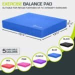 ProsourceFit Exercise Balance Pad – Large Cushioned Non-Slip Foam Mat & Knee Pad for Fitness, Stability Training, Physical Therapy, Yoga 18.75"x15" - Image 3