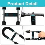 Twister Arm Trainer, 66-110lb Adjustable Fitness Equipment, Chest Workout Equipment for Men, Portable Detachable Upper Body Forearm Strengthener Shoulder Arm Exerciser for Home Gym - Image 7