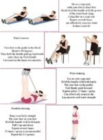 21 Fitness Resistance Bands-6 Tube Pedal Ankle Puller Upgrade Stretch Bands for Exercise Sit Up Exercise Equipment AB Training Auxiliary Device Workout Equipment for Women Men - Image 4