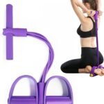 21 Fitness Resistance Bands-8 Tube Pedal Ankle Puller 2025 Upgrade Stretch Bands for Exercise Sit Up Exercise Equipment AB Training Auxiliary Device Workout Equipment for Women Men