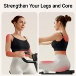 UMAY Squat Machine for Home, Foldable Exercise Equipment, Squat Rowing Machine with 3 High-Strength Resistance Band - Image 3