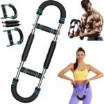 Twister Arm Trainer, Adjustable Chest Workout Equipment, Arm Trainer for Men, Arm Exercise Equipment, Chest Trainer for Men, Shoulders and Forearms Muscle Training Fitness Equipment