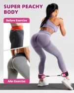 Resistance Bands Set – Resistance Band and Adjustable Ankle Exercise Bands with Cuffs Great Equipment for Training, Working Out, Yoga,Home Gym with Training Guidance & Carry Bag,Set of 8 - Image 3