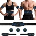 Electronic Muscle Stimulator - Fitness Training Equipment for Men & Women, 8 Modes Electronic Abdominal Stimulator for Full Body Workout, Fitness Equipment for Strength Training, Toning, Recovery
