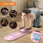 Pilates Board,Pilates Reformer Sets, Multifunctional Abdominal Pilates Board for Home Workout Equipment, Portable Foldable Ab Board Trainer Pilates Exercise Machine, Pilates Reformer Board for Women - Image 4