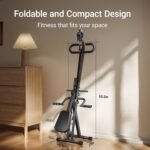UMAY Squat Machine for Home, Foldable Exercise Equipment, Squat Rowing Machine with 3 High-Strength Resistance Band - Image 6