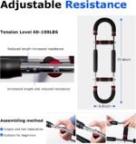Twister Arm Trainer, 60-100lb Adjustable Chest Workout Equipment, Portable Power Twister Bar, Detachable Design, Arm Trainer for Men, Chest Trainer for Men, Shoulder Muscle Training, Fitness Anywhere - Image 4