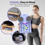 Pilates Board, Foldable Pilates Reformer Equipment with Timer, 7-in-1 Multi-Purpose Portable Pilates Reformer Machine Home Pilates Kit for Home Workout, Fitness, Exercise, Abs, Core Equipment - Image 7