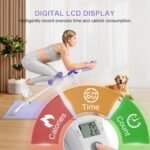 Home Gym Systems Ab Machine, Ab Workout Equipment, Adjustable Ab Trainer Machine for Abs Workout at Home Gym, Foldable, Knee Protection, Abdominal Trainer for Stomach - Image 6