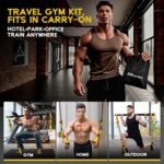 Pilates Equipment, Portable Pilates Bar Kit with Resistance Bands, Professional Adjustable Heavy Duty Squat Workout Equipment for Men, Home Gym Muscle Strength Training, Full Body Exercise - Image 7