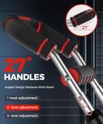 Twister Arm Trainer, Adjustable 5 Resistance Levels (40-130 lbs) Chest & Arm Workout Equipment for Men & Women, Ergonomic Home Gym Strength Trainer with Anti-Slip Handles & Carry Bag - Image 2