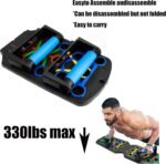 Push Up Board for Men, Home Workout Equipment Pushup Fitness, Portable Gym Equipment Burn Fat Strength Training Arm Men & Women Weights at Home - Image 4