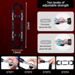 Twister Arm Trainer, Adjustable 40-100lbs Chest Workout Equipment, Chest Trainer for Men, Shoulder Muscle Training Fitness Equipment, Detachable Design Fitness Anywhere - Image 4