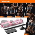 Pilates Board,Pilates Reformer Sets, Multifunctional Abdominal Pilates Board for Home Workout Equipment, Portable Foldable Ab Board Trainer Pilates Exercise Machine, Pilates Reformer Board for Women - Image 3