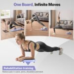 Pilates Board, Foldable Pilates Reformer Equipment with Timer, 7-in-1 Multi-Purpose Portable Pilates Reformer Machine Home Pilates Kit for Home Workout, Fitness, Exercise, Abs, Core Equipment - Image 5