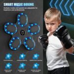 2025 Cutting-Edge Music Boxing Machine for Kids, Smart Bluetooth-Enabled Wall-Mounted Fitness Marvel with Premium Boxing Gloves, Ultimate Home Punching Workout Companion (Revolutionary Upgrade) - Image 5