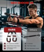 Twister Arm Trainer, Adjustable 5 Resistance Levels (40-130 lbs) Chest & Arm Workout Equipment for Men & Women, Ergonomic Home Gym Strength Trainer with Anti-Slip Handles & Carry Bag - Image 6