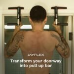 Jayflex CrossGrips Compact Pull Up Bar - Pull Up Bar Door Frame for Work from Home Fitness - Adjustable Door Frame Pullup Bar Handles - 250 lbs Capacity - Image 2