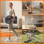Pilates Board,Multifunctional Rebound Abdominal Board,Foldable Pilates Reformer Set, Ab Core Trainer Machine,Ab Exercise Board,Abs Workout Equipment for Women Home Gym Equipment - Image 5