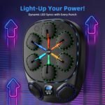 Music Boxing Machine with LED Lights & Bluetooth Speaker – Interactive Punching Bag for Fitness, Rhythm Training & Stress Relief – Home Gym Equipment for Adults - Image 5