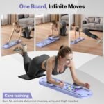 Pilates Board, Foldable Pilates Reformer Equipment with Timer, 7-in-1 Multi-Purpose Portable Pilates Reformer Machine Home Pilates Kit for Home Workout, Fitness, Exercise, Abs, Core Equipment - Image 3