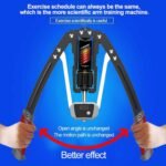 EAST MOUNT Twister Arm Exerciser with Counter Display-Adjustable 22-440lbs Hydraulic Power, Home Chest Expander, Shoulder Muscle Training Fitness Equipment, Arm Exercise Strengthener - Image 6