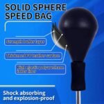 Punching Bag with Stand-Fast Bounceback to Increase Speed, Reflexes, and Stamina – Height Adjustable for Training, Boxing Equipment, Stress Relief & Fitness - Image 4