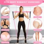 Pilates Bar Kit with Resistance Bands,Pilates Bar with Stackable Bands Workout Equipment for Legs,Hip,Waist and Arm,Exercise Fitness Equipment for Women & Men Home Gym Yoga Pilates - Image 7