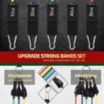 VEICK Resistance Bands, Exercise Bands, Workout Bands, Resistance Bands for Working Out with Handles for Men and Women, Exercising Bands for Fitness Weights Work Out at Home - Image 4