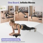 Pilates Board, Foldable Pilates Reformer Equipment with Timer, 7-in-1 Multi-Purpose Portable Pilates Reformer Machine Home Pilates Kit for Home Workout, Fitness, Exercise, Abs, Core Equipment - Image 5