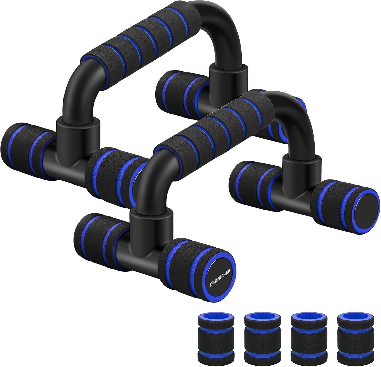 71EipU0x74L._AC_SL1500_.jpg Push Up Bars, Calisthenics Equipment Push Up Handles for Floor, Perfect Push Up Bar, Pushup Bars with Non-slip Sturdy Structure Handle, Fitness Bars for Home & Workout - Image 1