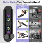Pilates Board, Foldable Pilates Reformer Equipment with Timer, 7-in-1 Multi-Purpose Portable Pilates Reformer Machine Home Pilates Kit for Home Workout, Fitness, Exercise, Abs, Core Equipment - Image 8