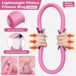 Pilates Ring Essentials Kit for Women, Workout Equipment Set for Home with 12'' Magic Circle, Mini Ball, Resistance Bands, Hip Thrust Belt, Accessories, Pilates Set for Legs Arms and Thighs - Image 3