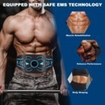 Electronic Muscle Stimulator - Fitness Training Equipment for Men & Women, 8 Modes Electronic Abdominal Stimulator for Full Body Workout, Fitness Equipment for Strength Training, Toning, Recovery - Image 2