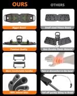 Push UP Board, Pilates Bar & Fitness Accessories, 25 in 1 Foldable Push up Bar at Home Gym, Workout Exercise Professional Push Up Strength Training Equipment for Man and Women - Image 5